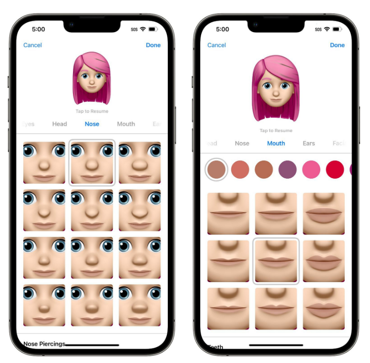 开封苹果手机维修分享​iOS 16中的拟我表情有了哪些变化和升级 