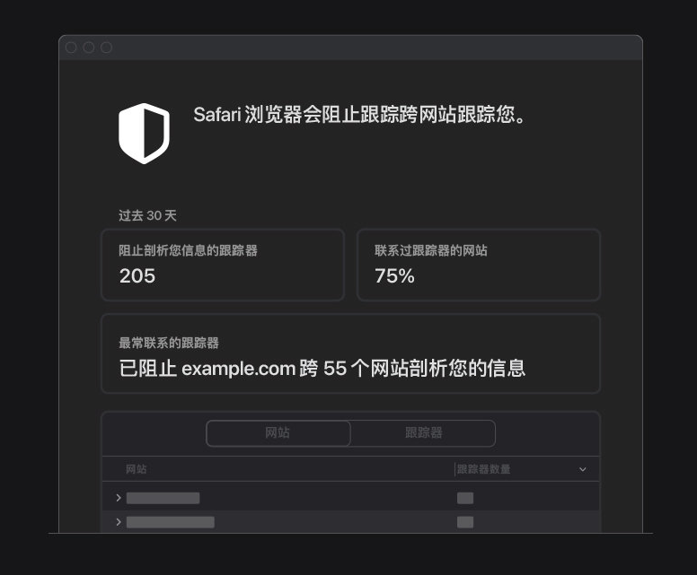 开封苹果手机维修分享如何在 Safari 浏览器中查看和打开隐私报告 